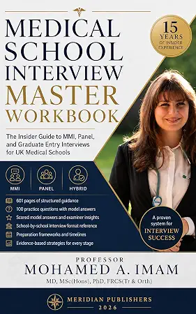 Medical School Interview Master Workbook: The Insider Guide to MMI, Panel, and Graduate Entry Interviews for UK Medical Schools (The Medical Interview Series Book 2) cover