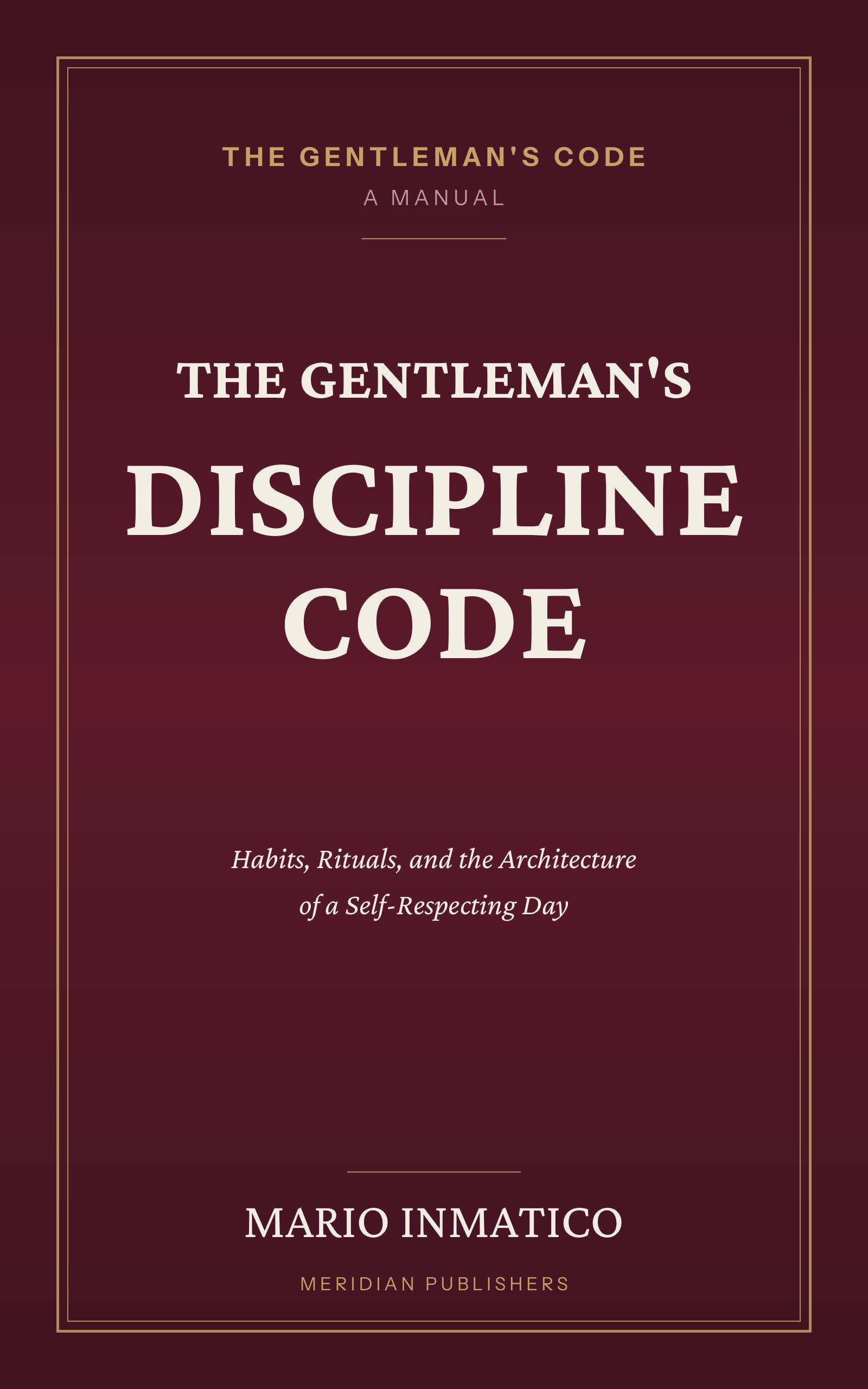 The Gentleman's Discipline Code cover